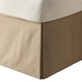 LaxLinen 600 Thread Count 1PC BedSkirt (+21 inch) Extra Deep Pocket Three Quarter/Small Double/Antiq