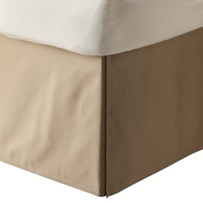 Laxlinen 600 Thread Count 1Pc Bedskirt (+21 Inch) Extra Deep Pocket Three Quarter/Small Double/Antique Size, Beige Solid 100% Egyptian Cotton #TOP16
