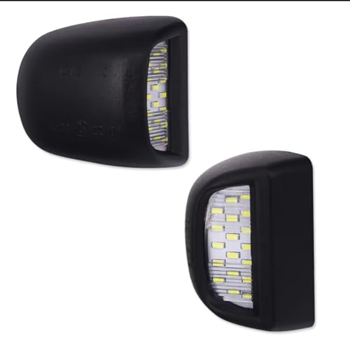 Luces para matrícula de alta luminosidad para Cadillac Escalade ESV 2003-2006 plafón trasero negro