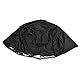 TOPINCN Funktional Haustierkäfig-Abdeckung Oxford-Stoff-Material Hundebox-Abdeckung Einzigartiges Design von Zwei Rollladentüren Schaffen eine Gute Wohnumgebung für Haustiere 109x76x74cm(Schwarz)