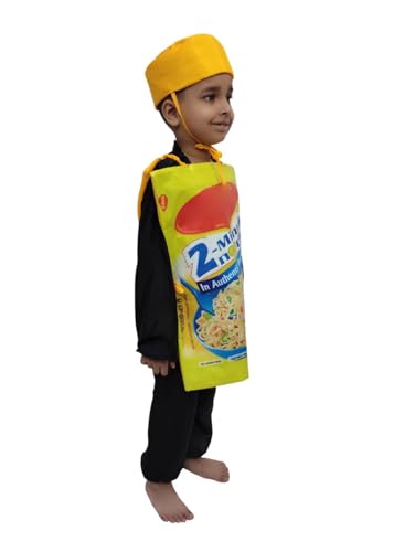 Image of BookMyCostume Instant Noodles Kids Fancy Dress Costume 7-8 Years