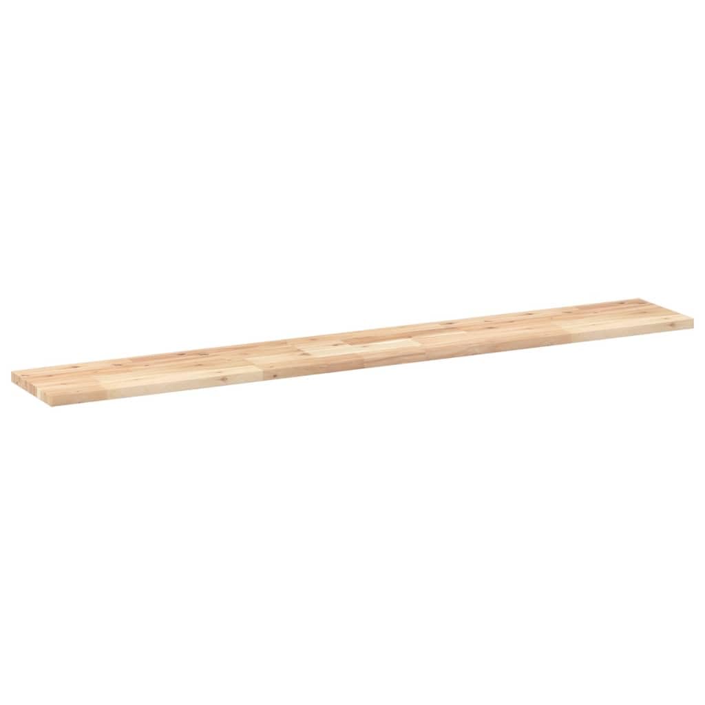 Estantes flotantes genéricos, 2 unidades, 140 x 20 x 2 cm, acacia maciza, sin tratar | Madera natural única, personalizable, pintura o laca, decoración de pared multifuncional, bricolaje creativo