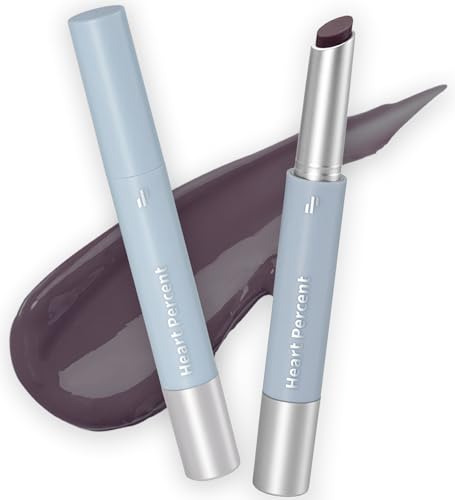 Heart Percent Dote On Mood Dewy Melting Lipstick High-Shine Glow & Wet Look Glossy Finish Lip Color, 07. Dewy Black cover