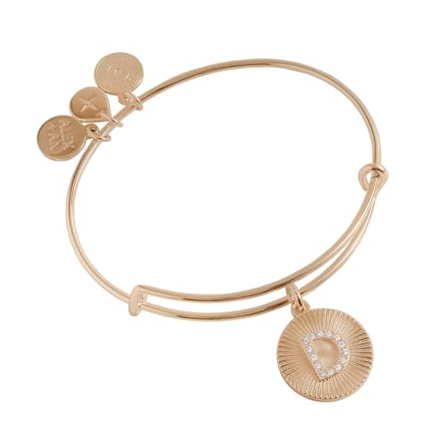 Alex and Ani Initial Pave Starburst Bangle