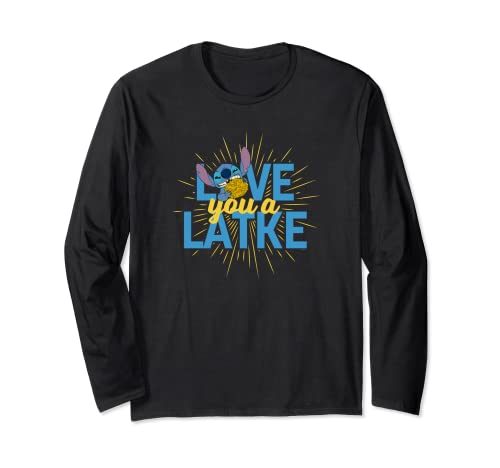 T-shirt Stitch Hanukkah Disney vêtement coton manches longues