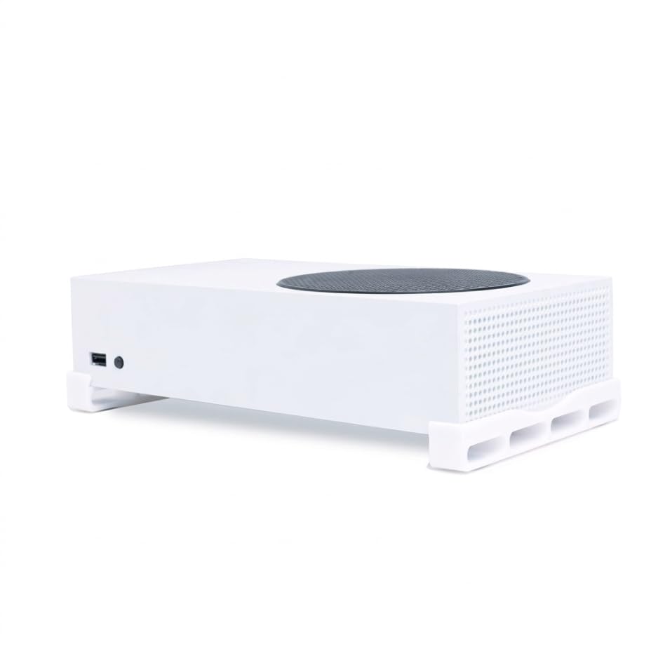 Glistco Skates - Horizontal Desk Stand Compatible with Xbox Series (Series S, White)