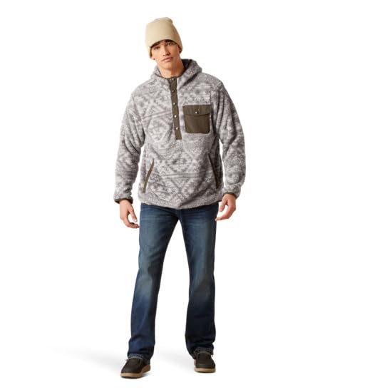 Image of ARIAT Men's Polar Bear Fleece Hoodie
