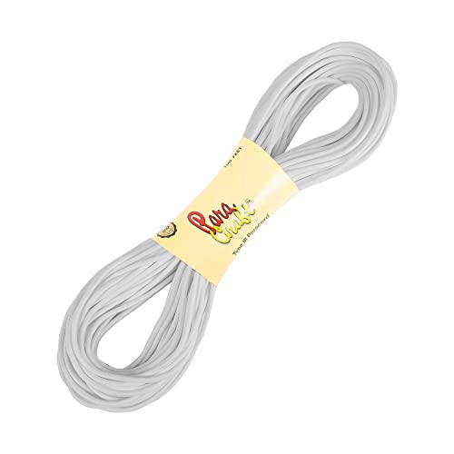Image of 550 para Cord Parachute Survival Cord Rope Spec Type III 7 Strand Paracord Rope, Military Grade Nylon 4mm Diameter (White, 10)