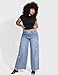 PUMIEY T Shirts for Women Crew Neck Short Sleeve Basic Tops Summer Y2K Crop Tops, Jet Black Medium