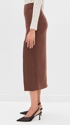 Bardot Women's Dante Vegan Suede Midi Skirt4