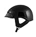 Zox Alto Custom Adult Open-Face Street Motorcycle Helmet - Solid Glossy Black/Small