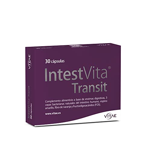 Vitae IntestVita Transit 30 cápsulas | Regula el tránsito intestinal | Favorece las digestiones | Combate el estreñimiento