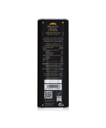 Aceite de oliva extra virgen 3 L Palacio de los Olivos miniatura 3
