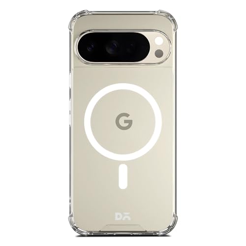Image of DailyObjects Clear Magnetic Phone Case Cover Compatible with Google Pixel 9 Pro XL | Wireless Charging Slim Back Cover | 2 Layer Edge Protection & Shockproof