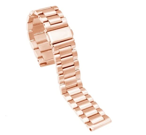 Image of Smart Watch Strap Compatible with Ambrane Wise Stud Smart Watch - SS Strap