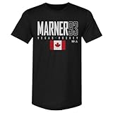500 LEVEL Mitch Marner Vegas Canada Elite Men's Premium T-Shirt (Tri Black, Medium)