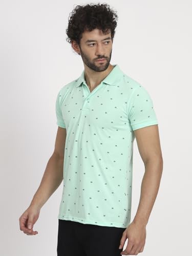 Image of Men Cotton Half Sleeves Regular FIT Polo T-Shirt