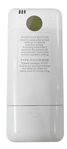 Image of Ehop RG52B /BGE Compatible Remote Control for Lloyd AC with Shortcut Key