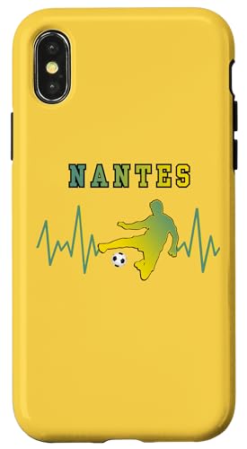 Cadeau Supporter Nantes Foot Nantais Coque pour iPhone X/XS