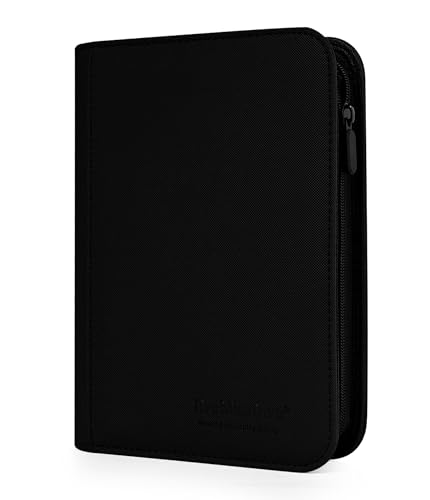 Image of Premium 4 Pocket Card Binder, Holds 160 Cards for MTG TCG Sports Game Cards(Black,4 Pocket)