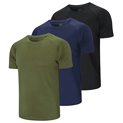 Cimic 3 Piezas Camiseta Deporte Hombre Camiseta Running Hombre Camisetas Manga Corta Hombre Ropa Deportiva Transpirable Basica Para Gym Gimnasio 590-Black Navy Green-Xl Cimic 3 Piezas Camiseta Deporte Hombre Camiseta Running Hombre Camisetas Manga Corta Hombre Ropa Deportiva Transpirable Basica Para Gym Gimnasio 590-Black Navy Green-Xl