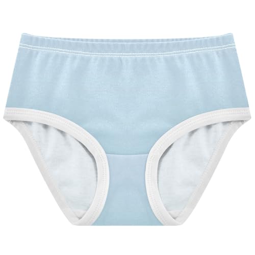 Joisal Cotton Girls Underwear Toddler Elegant Blue Light Gradient Cute Panties Girl Fun Print Briefs Girls Undies 2t
