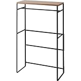 山崎実業(Yamazaki) ペット コート ハンガーラック トール ブラック 約W50×D21×H88.5cm タワー tower ペット用品 ペット服 収納ラック 2118