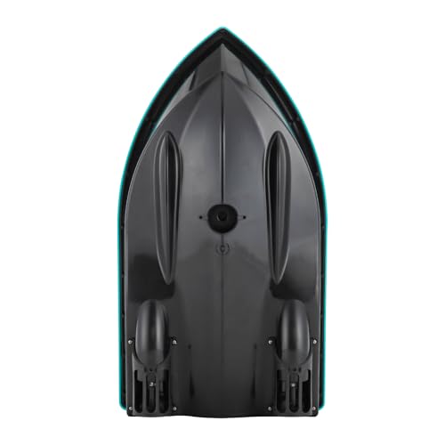Bateau d'alimentation de pêche RC bleu avec télécommande longue portée - 7