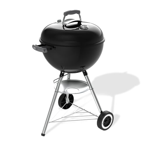 Weber Original Kettle barbecue à charbon/couvercle et cuve en acier émaillé, grille 47 cm,...