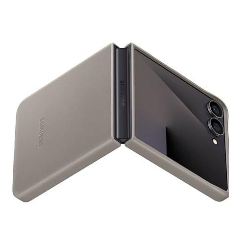 Image of Samsung Galaxy Z Flip7 Kindsuit Phone Case, Textured Feel, Protective Cover, Soft Inner Lining, US Version, Taupe