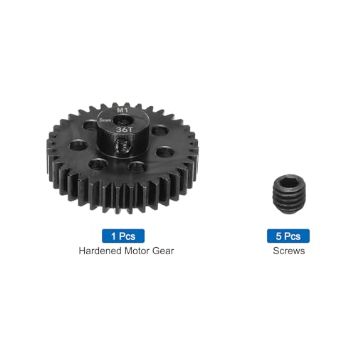 DMiotech M1 36T Stahl 5mm Gehärtetes Ritzel Motorzahnrad Für RC Auto Bürstenlos Ersatz Bürstenlose Motoren RC Anwendungen Für DIY RC Boot Drohne