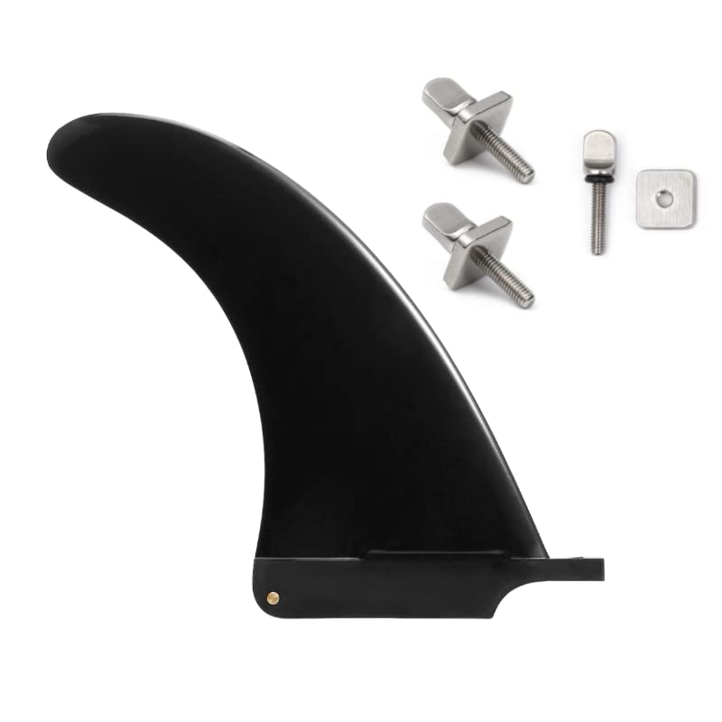 ARKERSPORT9" SUP Paddleboard fin with Screws no Tools Surfboard and ISUP Blue Color