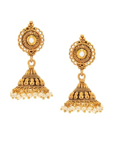 Image of Rubans Gold Plated Necklace Set Traditional Festive Jewellery for Women & Girls