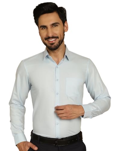 Image of Indian Needle Men's Solid Regular Fit Shirt