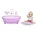 Baby Born Surprise Bathtub Surprise Purple Swaddle Princess