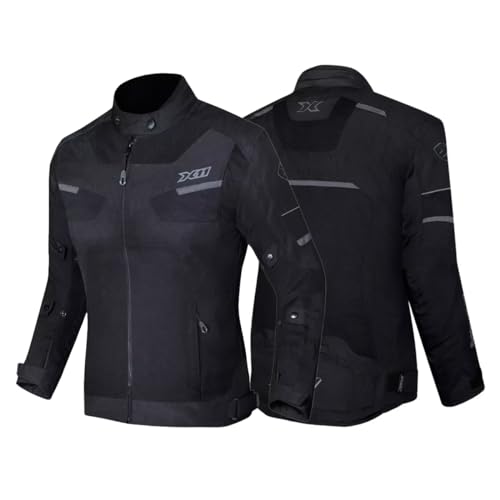 Jaqueta Impermeavel Moto Motociclita X11 Breeze (BR, Alfa, P, Regular, Regular, FEMININO/PRETO)