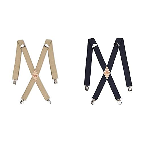 Image of Dickies Men's 1-1 /4 inch Solid Straight Clip Suspender - Adjustable Fit, Heavy-Duty Clips