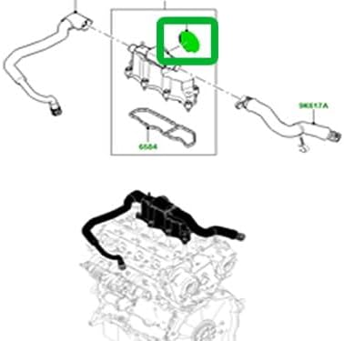 GENUINE PVC PCV VALVE SERVICE KIT 2.0L COMPATIBLE WITH LAND ROVER DISCOVERY SPORT RANGE ROVER EVOQUE LR174890 109123505