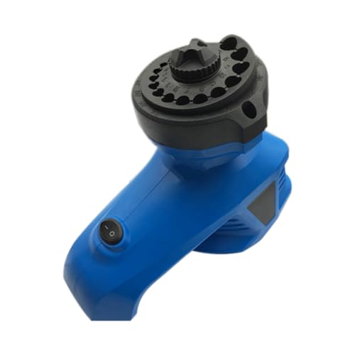 Tuesoa Afilador de Brocas para Taladro Eléctrico para Brocas Helicoidales de 3 A 12 Mm, 19 Orificios de Pulido, Afilador de Brocas para Taladro, Herramientas Eléctricas, Enchufe Europeo