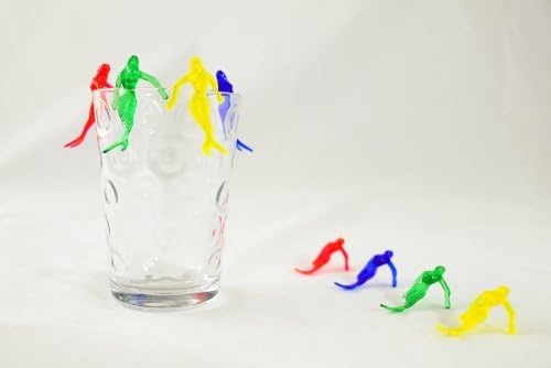 Mermaid Picks - Marcadores de bebidas de cóctel de sirena, caja de 1000