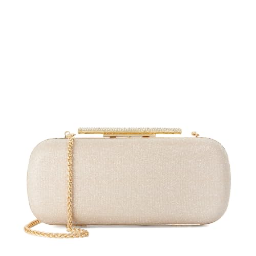 Image of Dune London BODY Structured Chain Strap Clutch Bag One Size