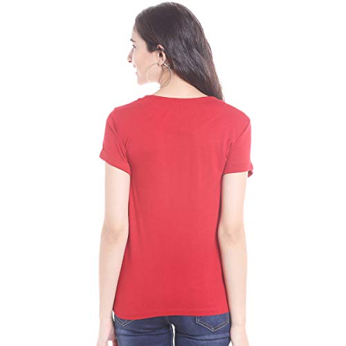 Image of Fusion Beats Tops for Women, Stylish Tshirt, Round Neck Printed Fashion for Girls, Aesthetic Trendy Styles Clothing for Ladies, Ethnic Indo Outfit