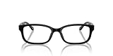 COACH Women's HC6233U Universal Fit Rectangular Prescription Eyewear Frames, Black/Demo Lens, 52 mm