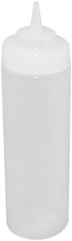 Thunder Group PLTHSB032CW Wide Squeeze Bottle, 32-Ounce, Set of 6