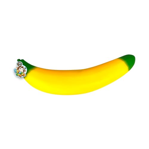 JA-RU Jumbo Stretchy Banana Squishy Toy (1 Pack) 3364-1