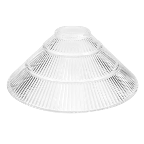Image of Pendant Light Shade Glass Replacement Lampshade 7.87 X 7.87 X 3.34 in Hanging Lamp Shade with Creative Modern Texture Decorative Cover for Chandelier Home Office Restaurant