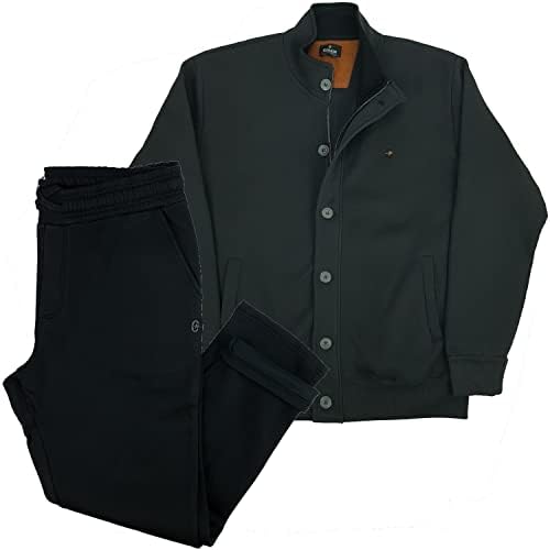 Coveri Tuta Da Uomo Completa Felpata Zip Invernale Taglie Forti XXXL - Foto 2