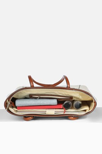 Image of Van Heusen Women's Vogue Laptop Bag|Classic Offwhite Bag | Fits Upto 13 Inch Laptop | Office Bag