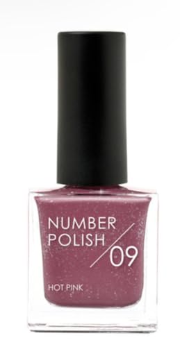 D-UP ナンバーポリッシュ 1個 ダーマル フェイスシートマスク 1枚 (09 Hot Pink)