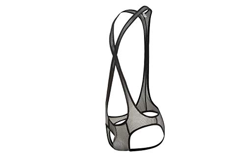 Men's Mesh Jockstrap Bodysuit Leotard Wrestling Singlet Bodysuit2